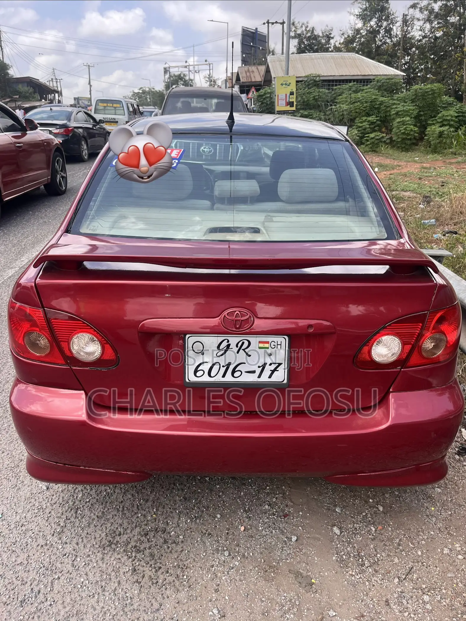 Toyota Corolla 2007 Red