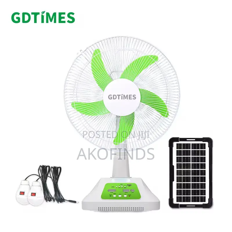 Solar Fan 16inches Long Battery Life