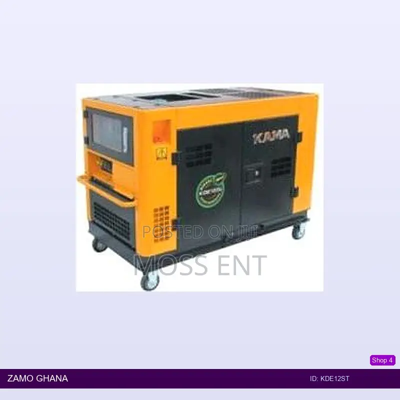 Diesel Generator 9.5kva 1phase 38.6a Digital Board Silent - Kde12st