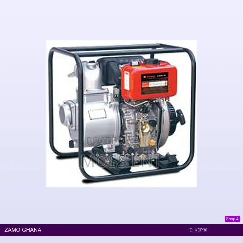 Water Pump 3 Inch Diesel Engine Km178f 30m3/H 5hp - Kdp30