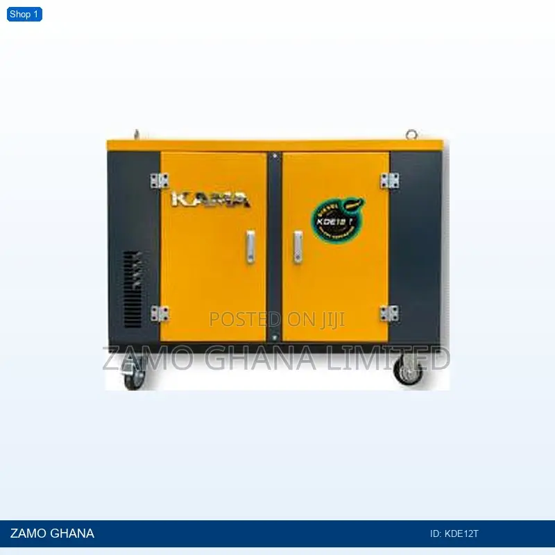 Diesel Generator 9.5kva 1phase 43.2a Digital Board - Kde12t