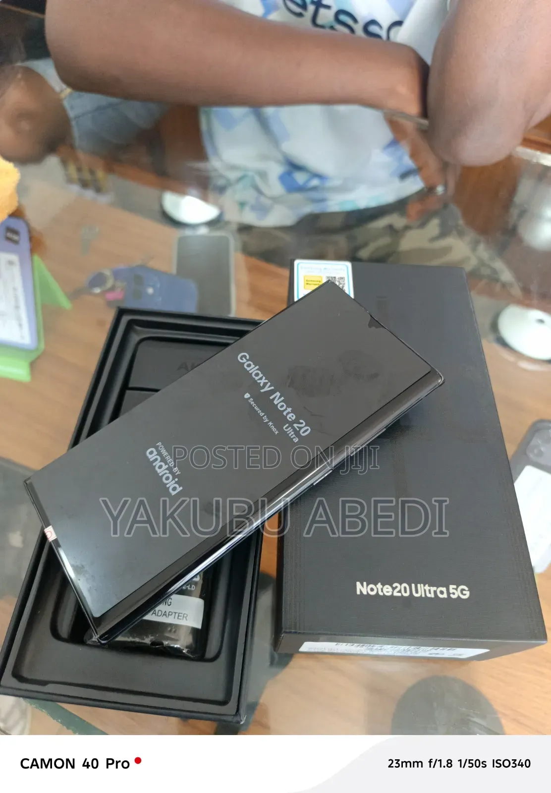 New Samsung Galaxy Note 20 Ultra 5G 128 GB Black