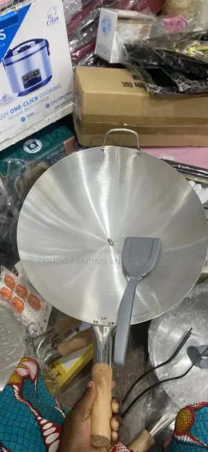40cm Aluminum Stainless Steel Frying Pan With Spatula