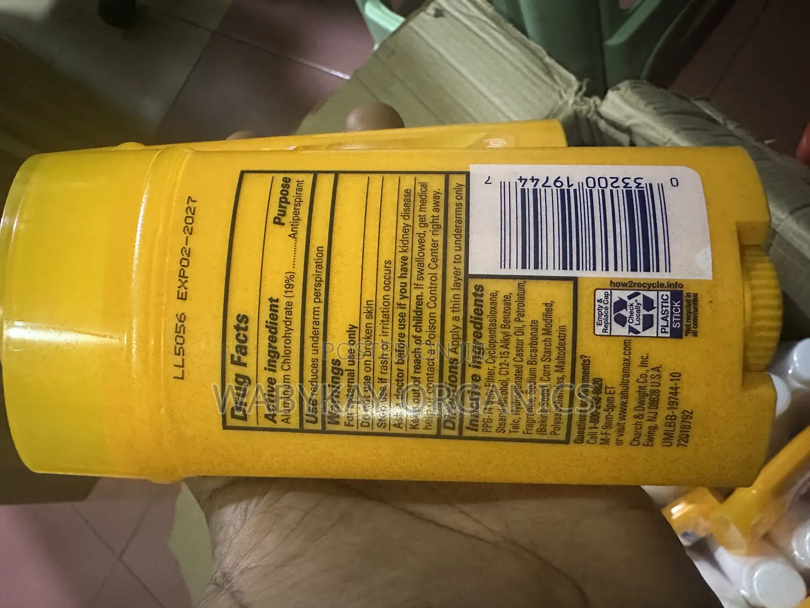 Ultramax Depdorant Stick