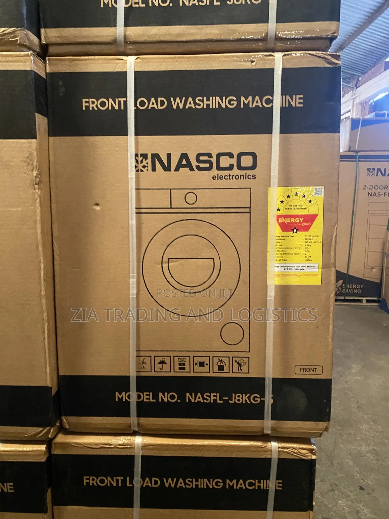 Nasco 8kg Front Load Washing Machine