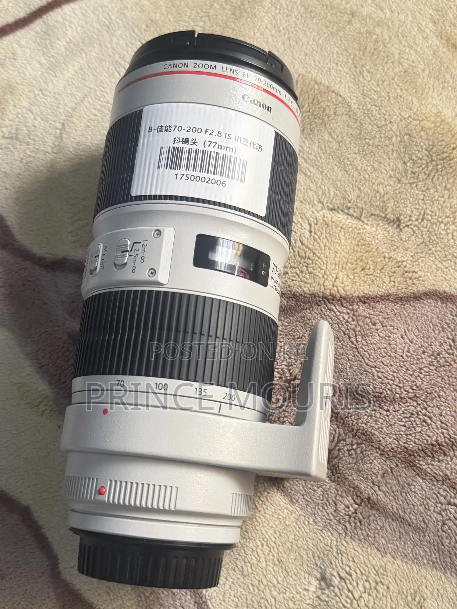 99% New Canon Ef 70-200mm F/2.8 Is Iii Usm Plus Mount Adapter