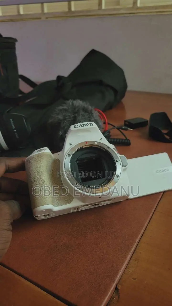 Canon 250d With Two Lenses, Batteries and Charger