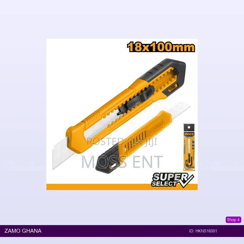 Snapoff Blade Knife 18x100mm - Hkns16001