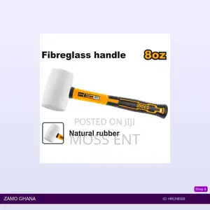 Rubber Hammer 8oz White - Hruh8308