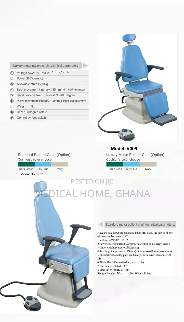Ent Examination Chair, Electric