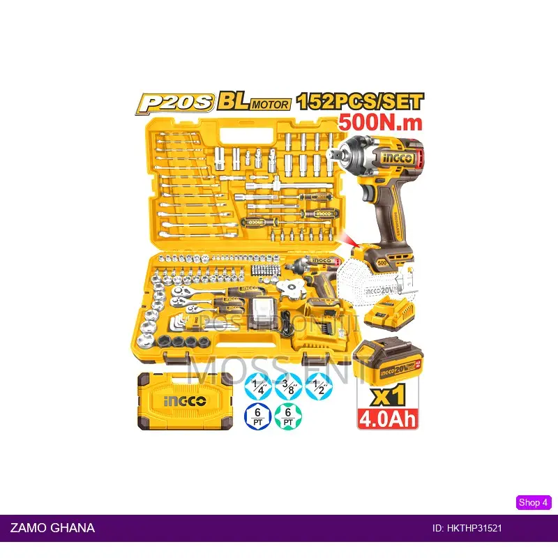 152 PCS Cordless Impact Wrench Tools - Hkthp31521