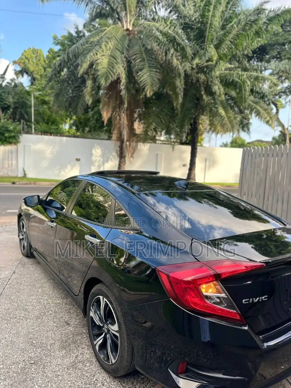 Honda Civic Touring 4dr Sedan (1.5L 4cyl) 2017 Black