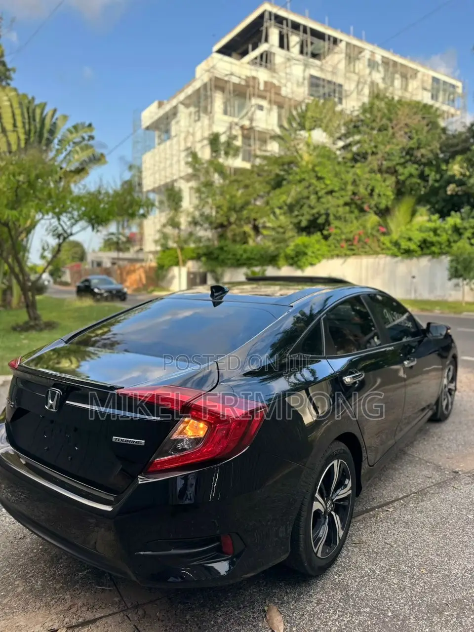 Honda Civic Touring 4dr Sedan (1.5L 4cyl) 2017 Black