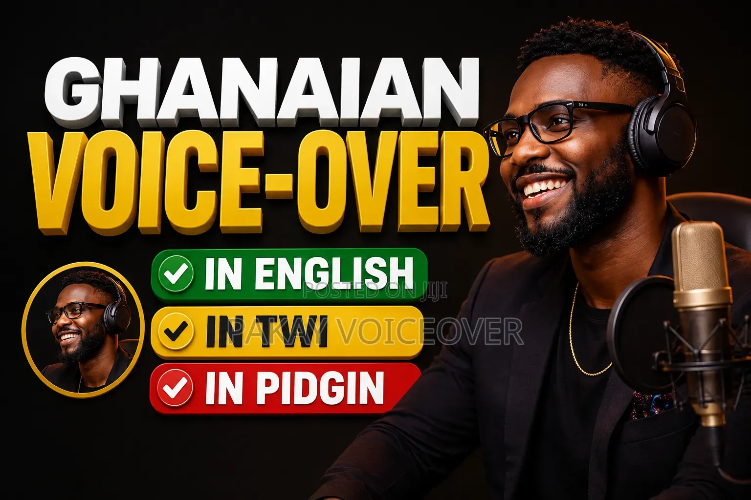 Pakay Ghanaian Twi / Fante Voice-over Artist