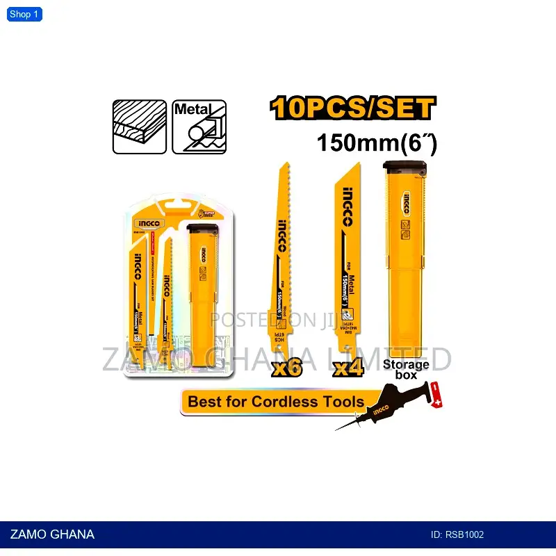 Reciprocating Saw Blades - Rsb1002