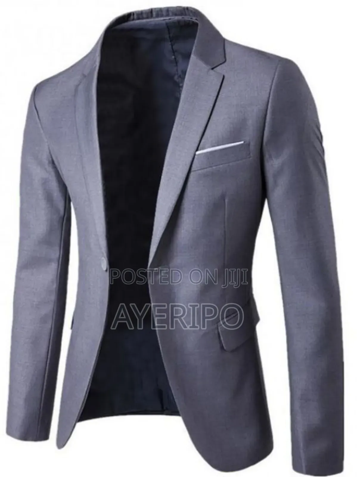 2 Piece Men's Suit Gray