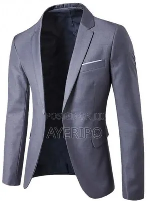 2 Piece Men's Suit Gray