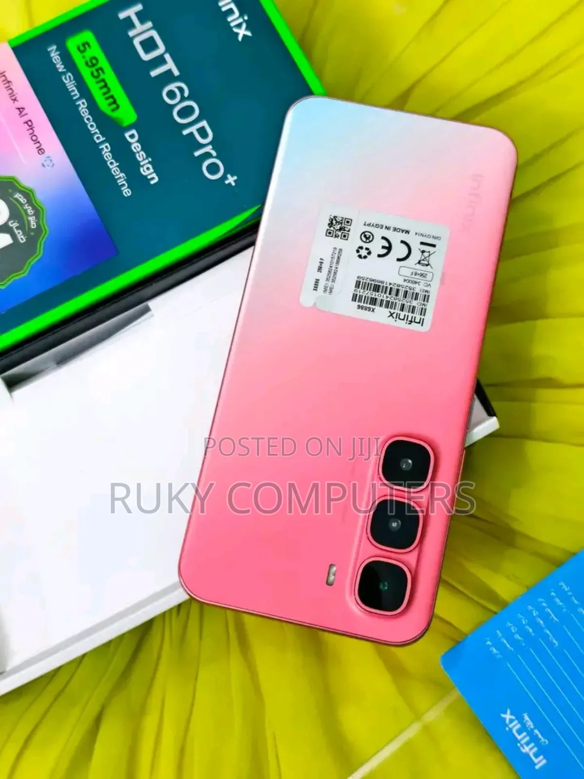New Infinix Hot 60 Pro+ 128 GB Pink