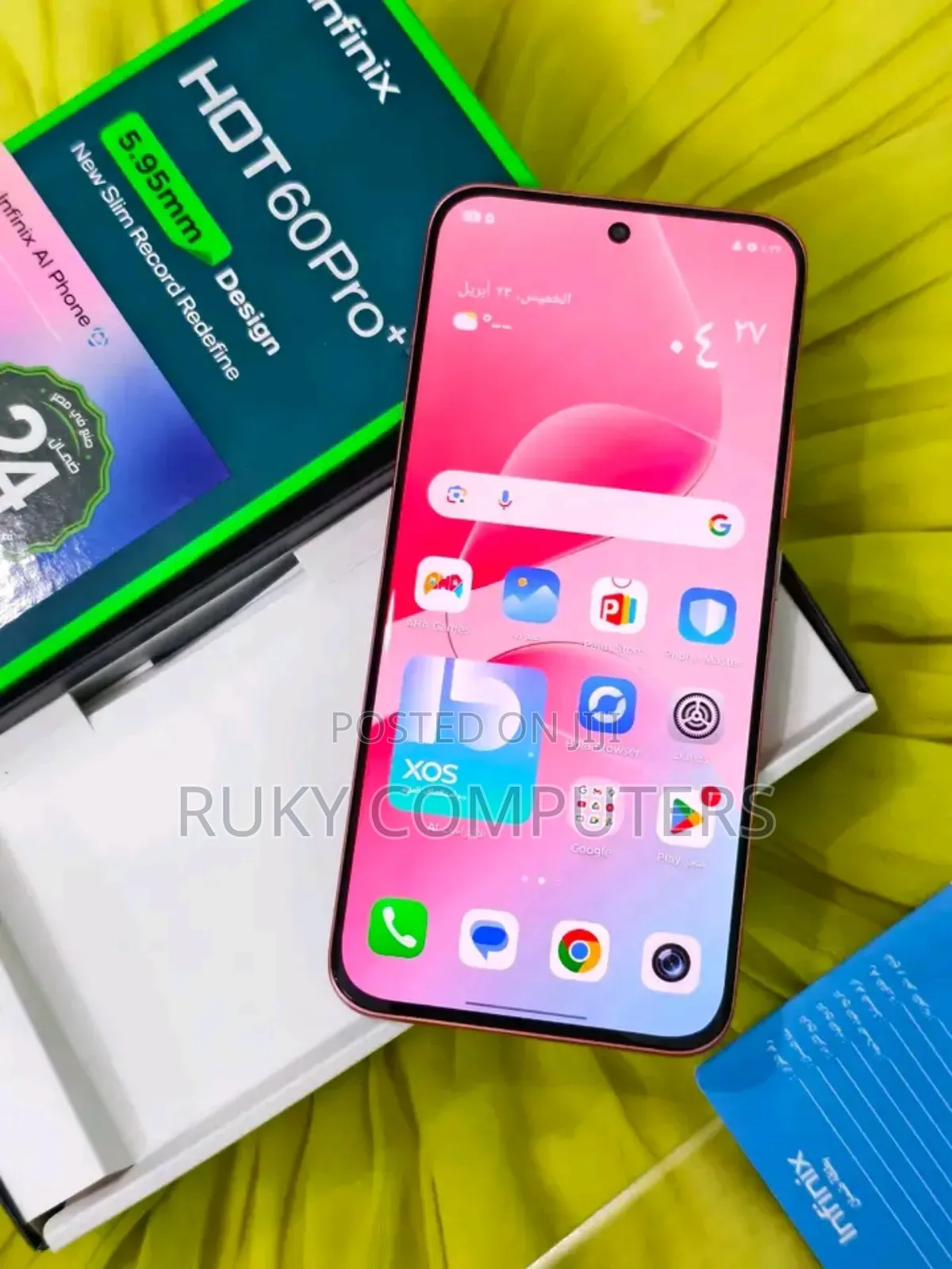 New Infinix Hot 60 Pro+ 128 GB Pink