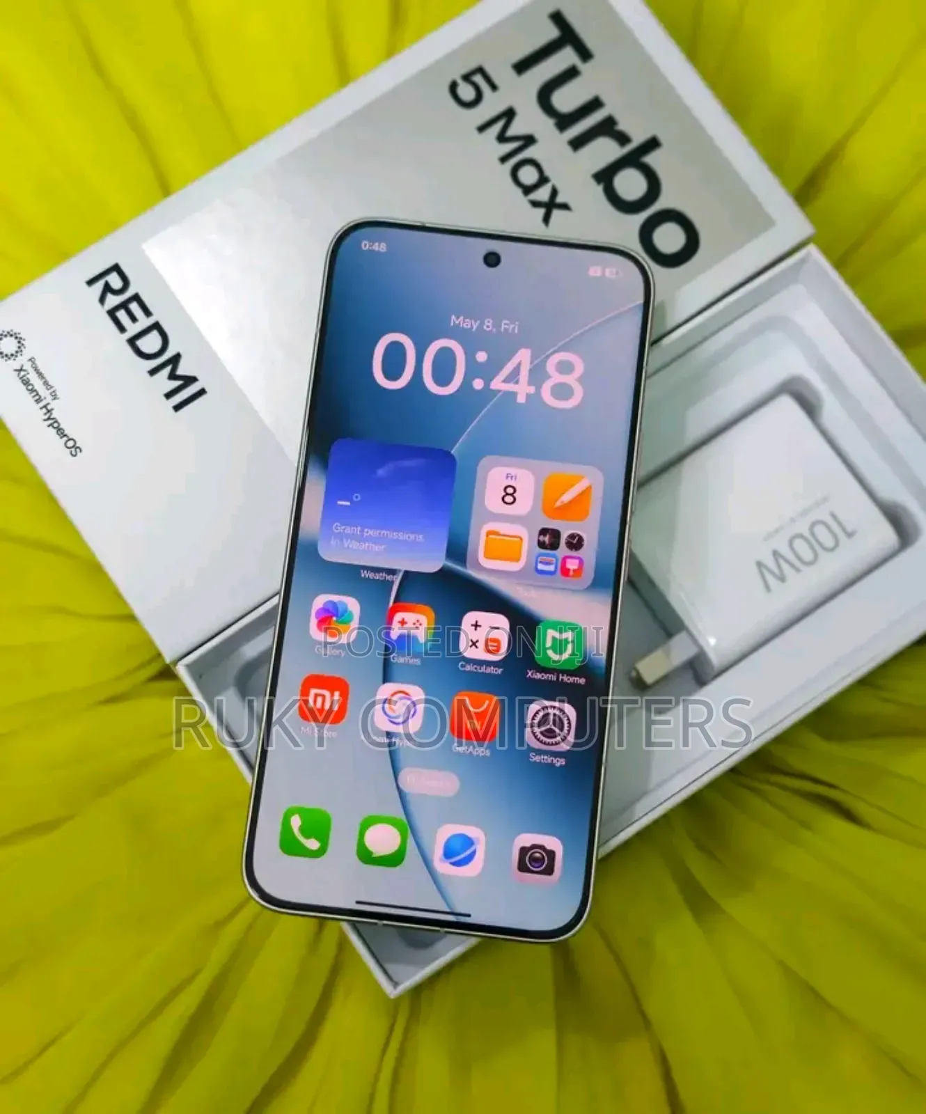 New Xiaomi Redmi Turbo 5 Max 512 GB Silver
