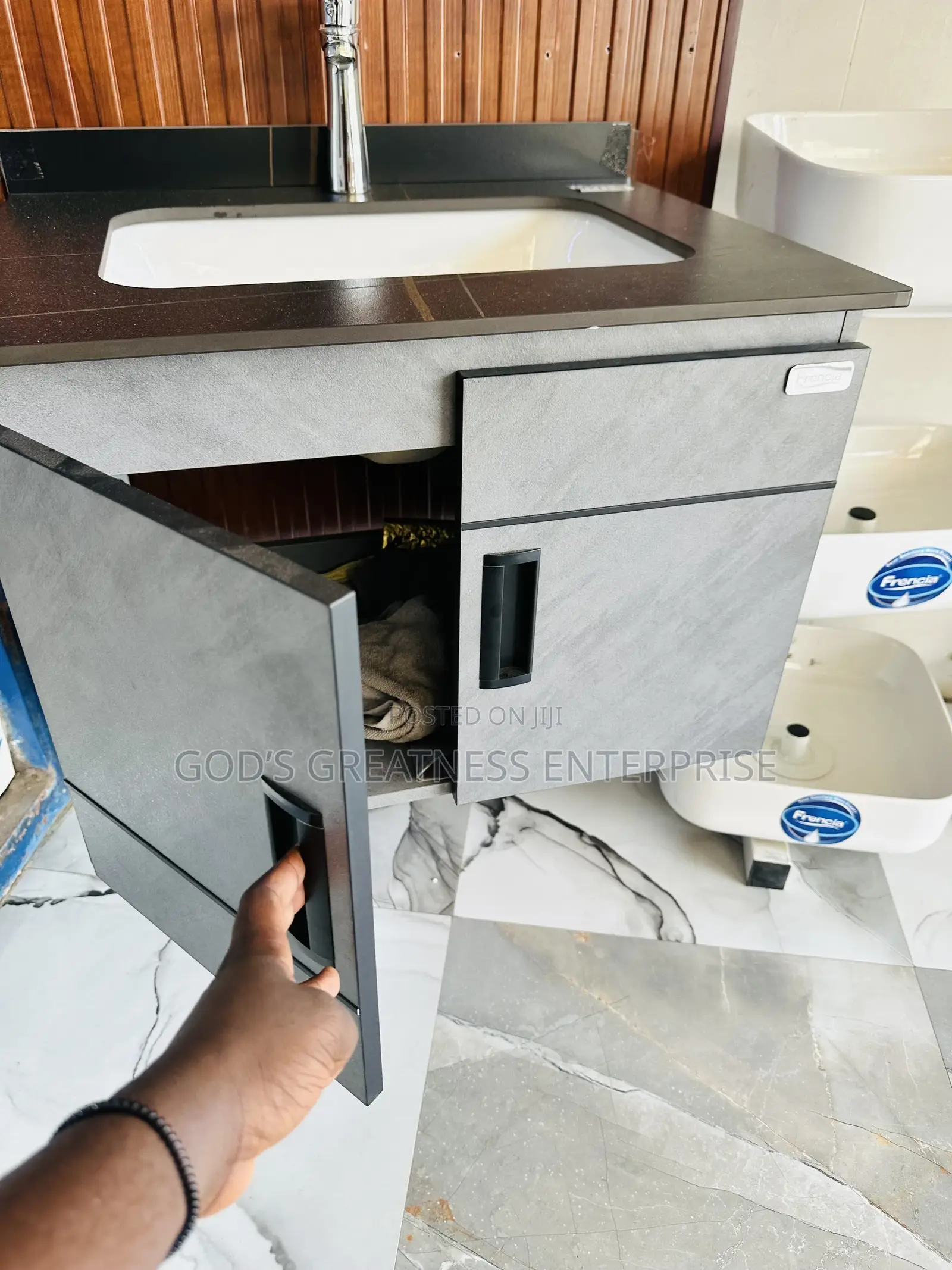 60cm Marble Cabinet