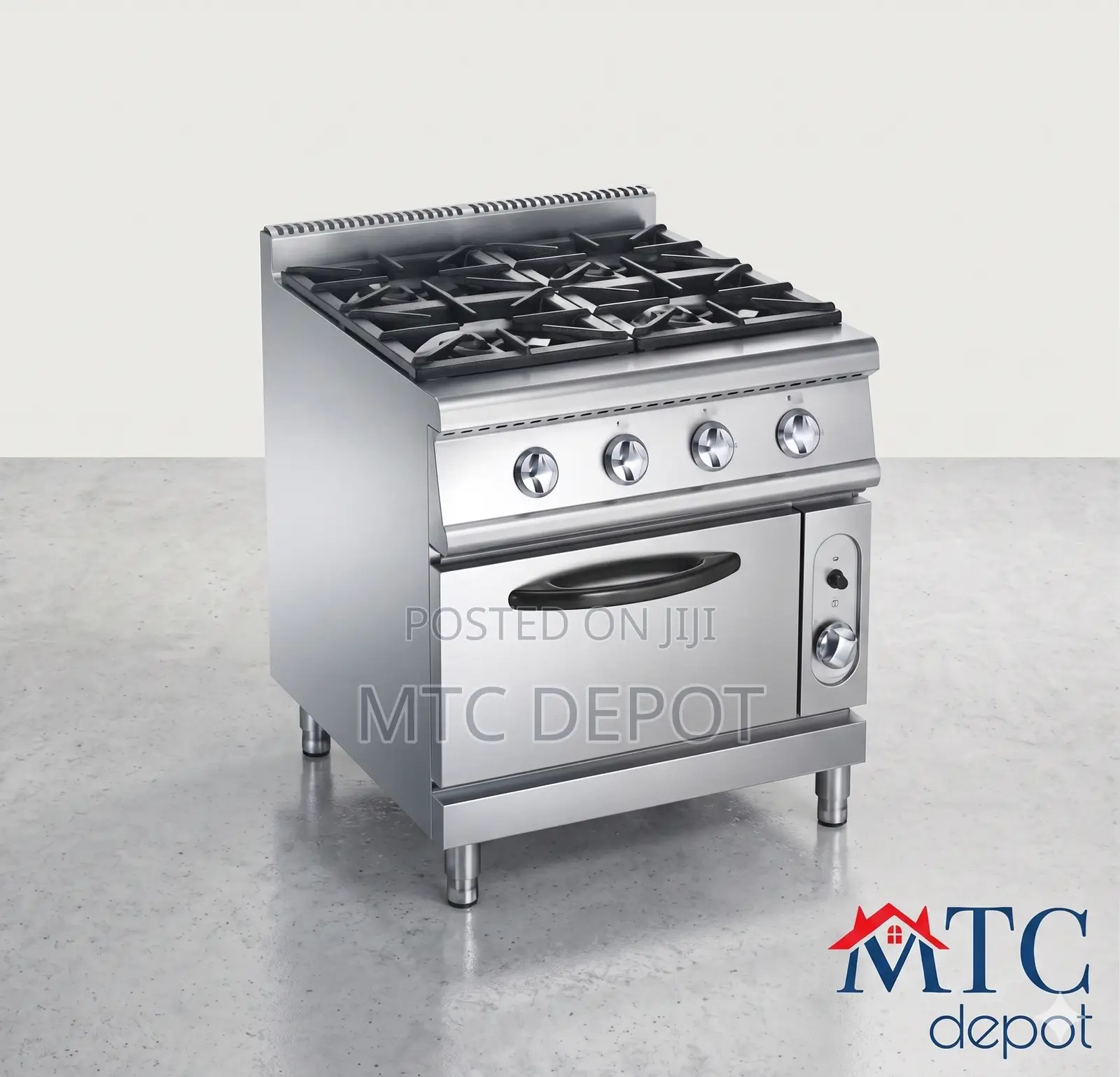 Gas Range With 4 Burner With Gas Oven