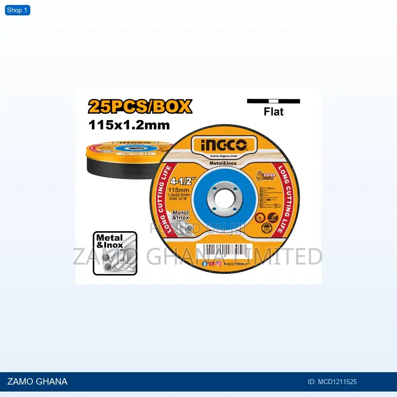 Abrasive Metal Cutting Disc - MCD