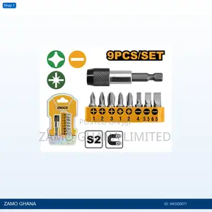 9 PCS Screwdriver Bits - Aksd0071