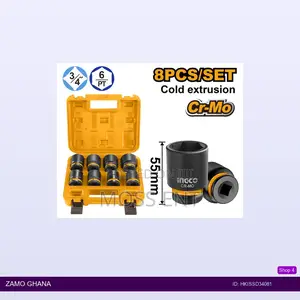 8 PCS 3/4"Dr. Impact Socket - Hkissd34081