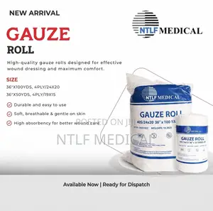 Gauze Roll 50yds (100yds Available)