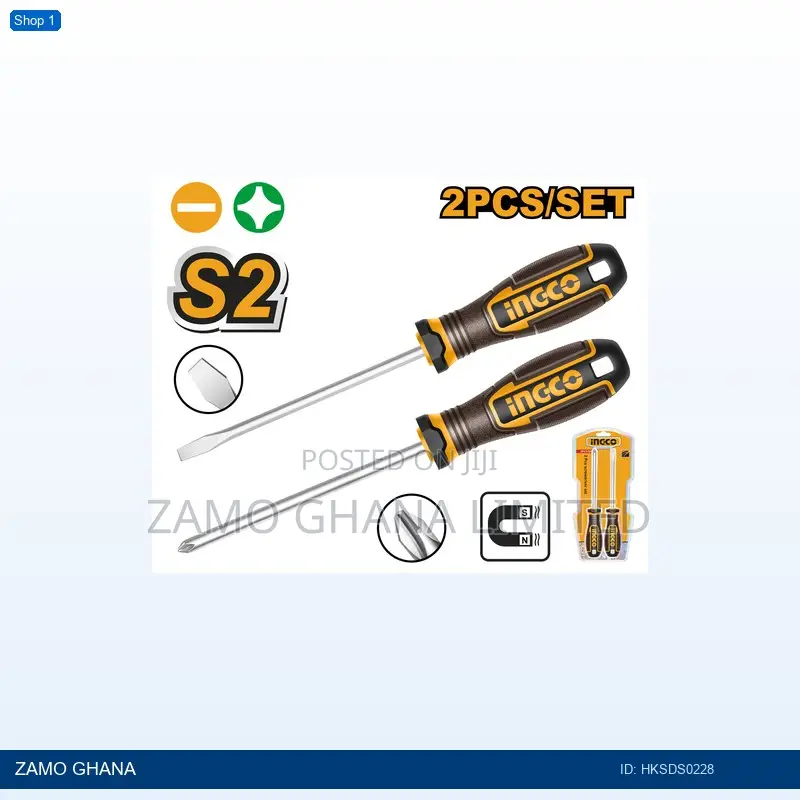 2 PCS Screwdriver - Hksds0228