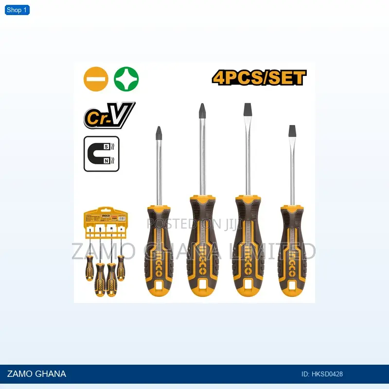 4 PCS Screwdriver - Hksd0428