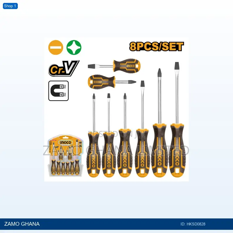 8 PCS Screwdriver - Hksd0828