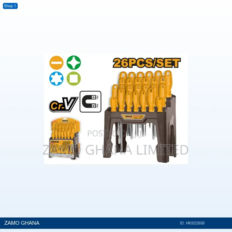 26 PCS Screwdriver - Hksd2658