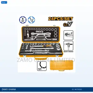 24 PCS 1/2" Socket - Hkts0243