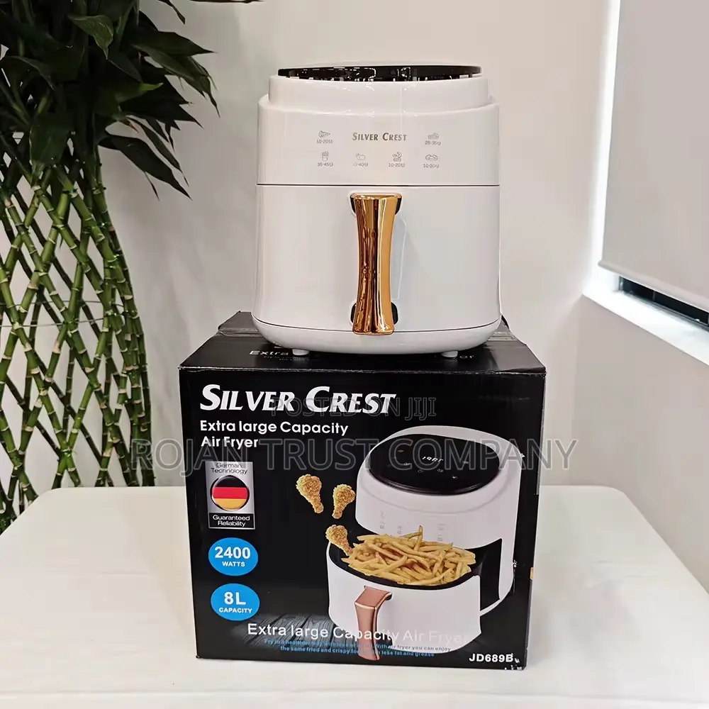 8 Liter High Capacity Silver Crest Air Fryer