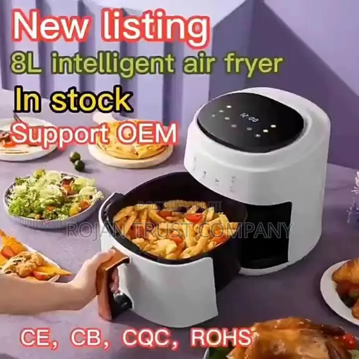 8 Liter High Capacity Silver Crest Air Fryer