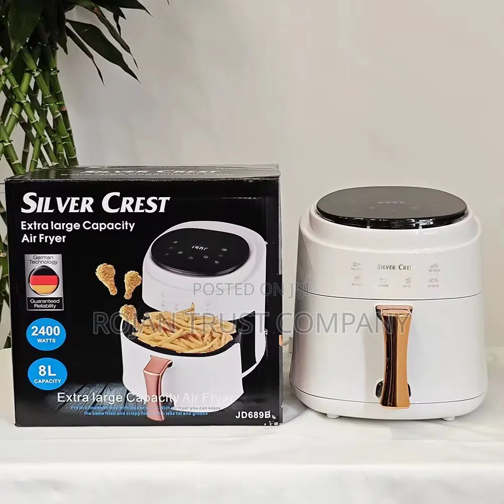 8 Liter High Capacity Silver Crest Air Fryer