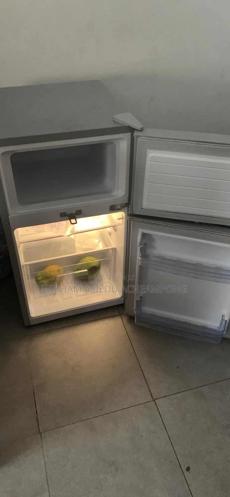 Nakai Compact Double-Door Refrigerator