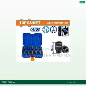 10 PCS 1/2" Impact Socket - Wms1d01