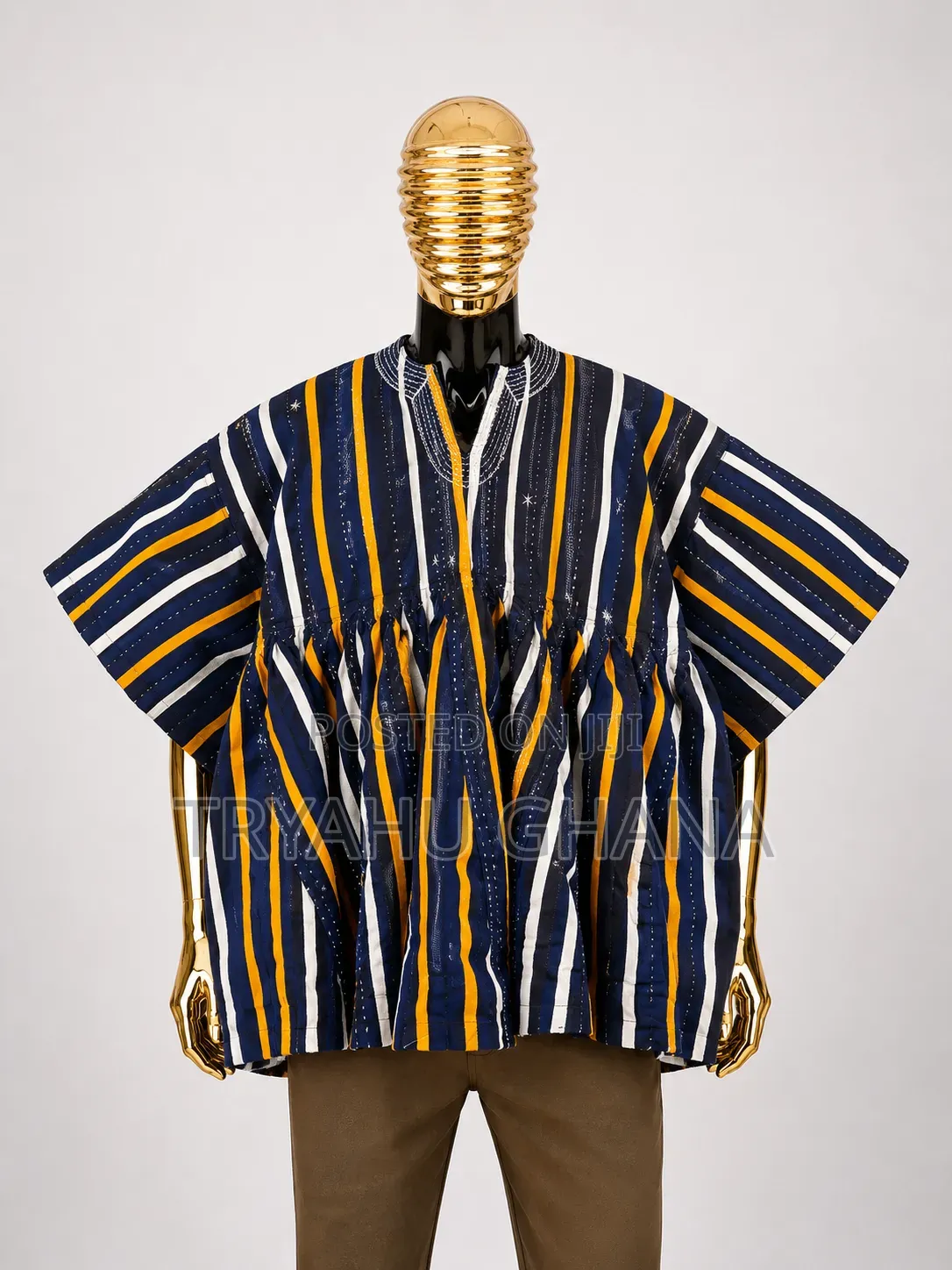Shop Amazing Handwoven Smocks Online in Ghana- New Fugu Stock Alerts
