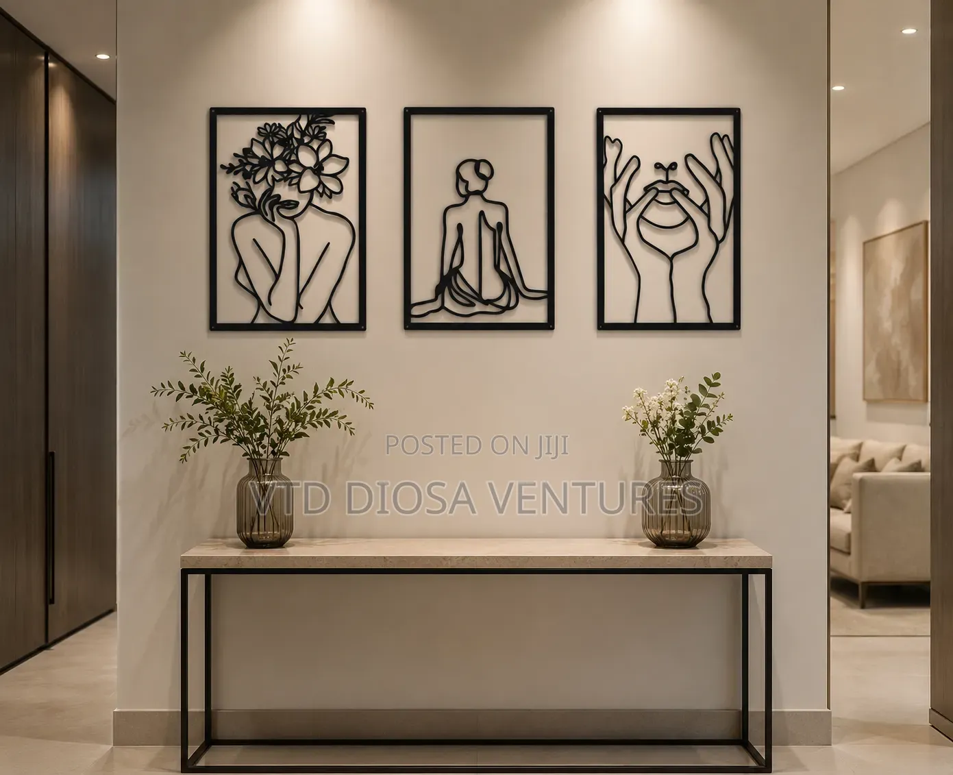 Elegant Metal Wall Art for Sale