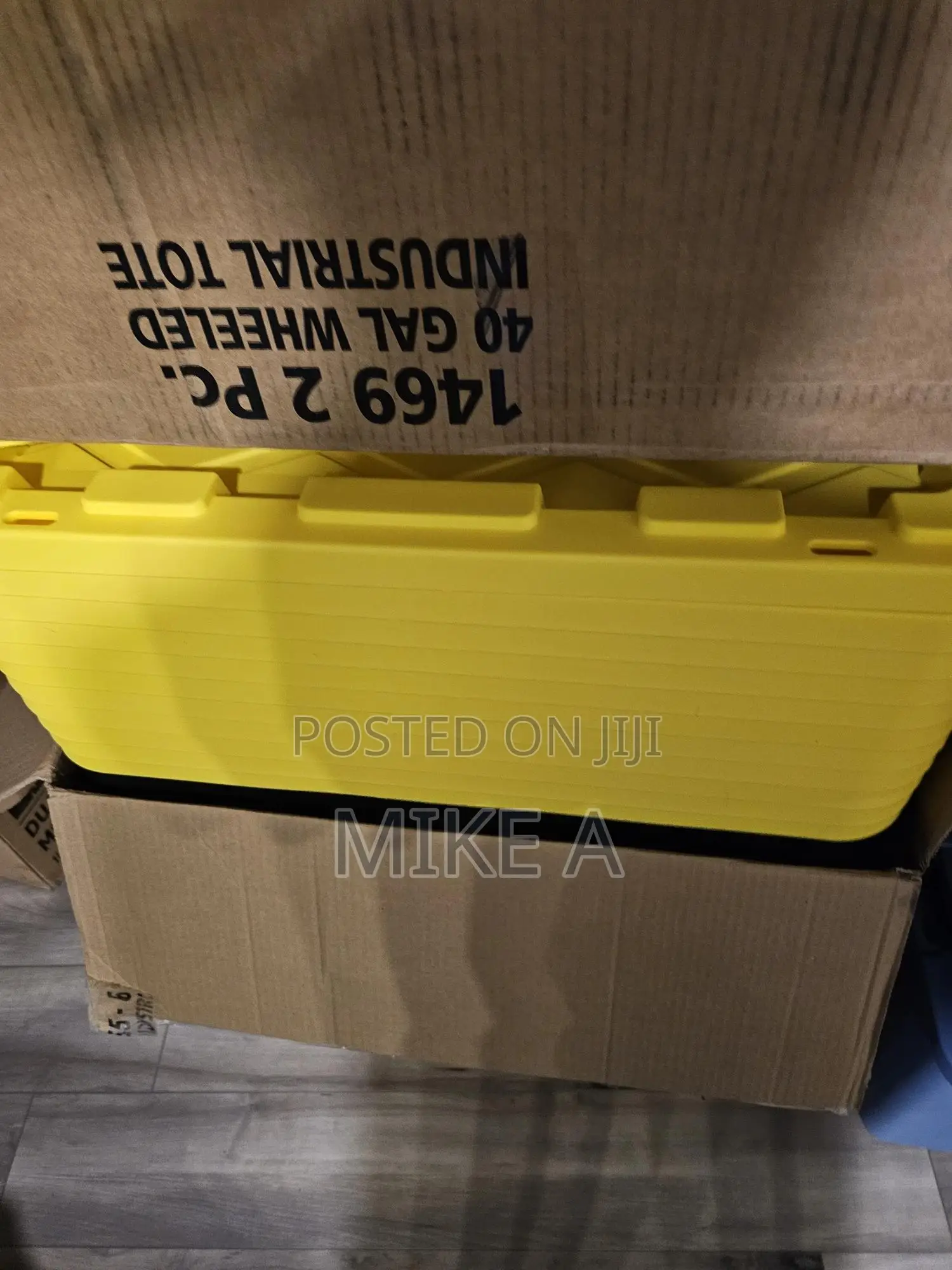 Storage Bin Heavy Duty Plastic 40 Gallons ☆600 27 Gallons ☆300