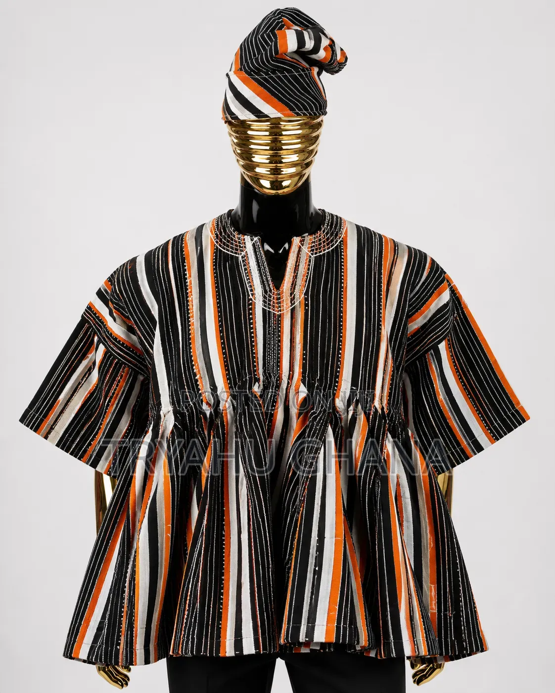 Buy Handwoven Smocks/Fugu in Accra Ghana – Cultural Wear, Order Now