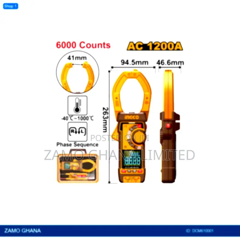 Digital Ac Clamp - Dcm610001
