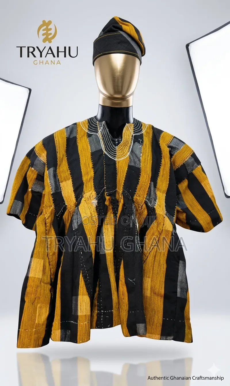 Buy Premium Men’S Fugu-Smock Online Ghana – Tryahu Collection