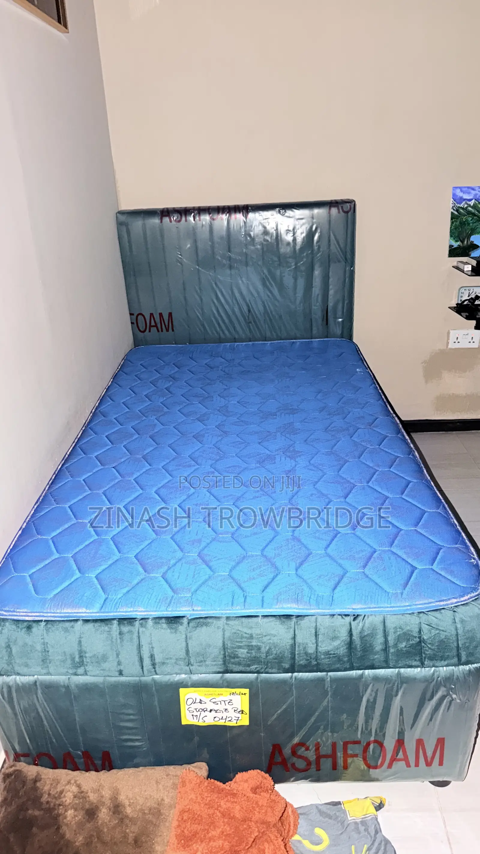 Bed and Bed Frame
