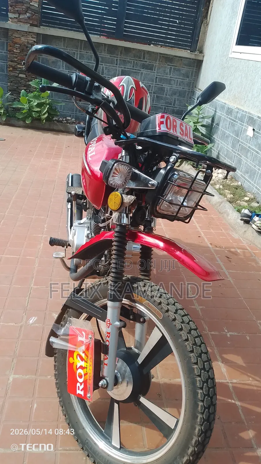 New Royal RY125 2026 Red