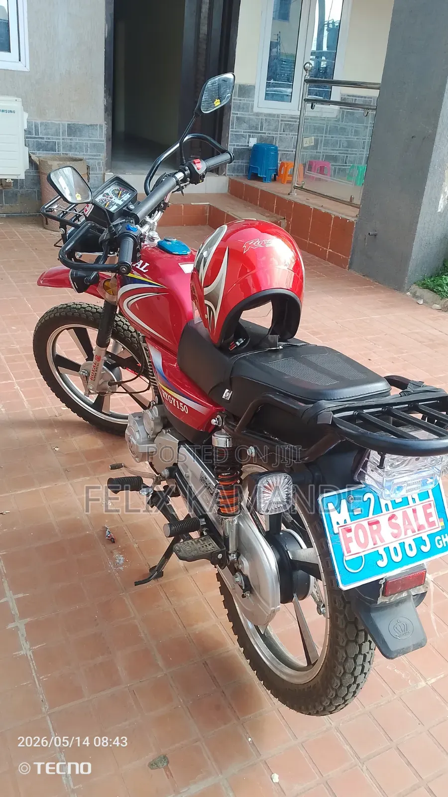 New Royal RY125 2026 Red