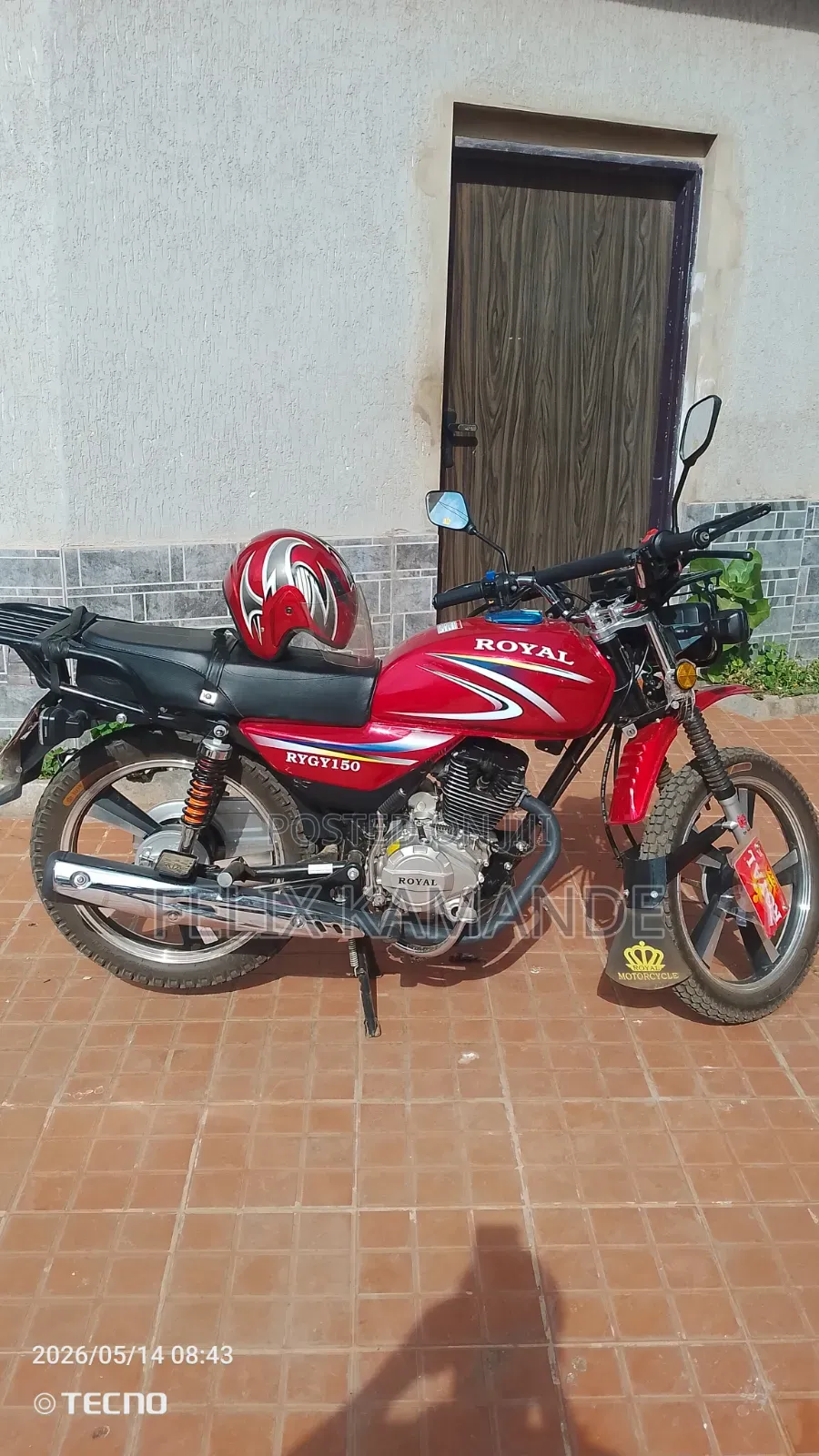 New Royal RY125 2026 Red